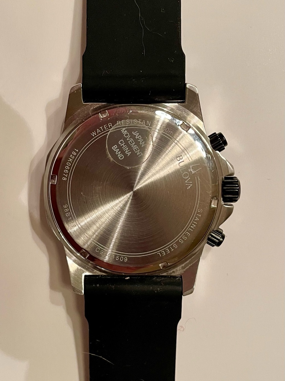 Bulova Marine Star Black and Silver Watch - Picture 6 of 7